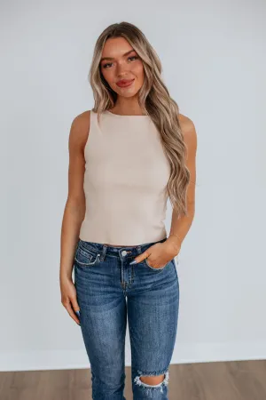Secure Fit Design defensive role Zari Sweater Tank - Cream