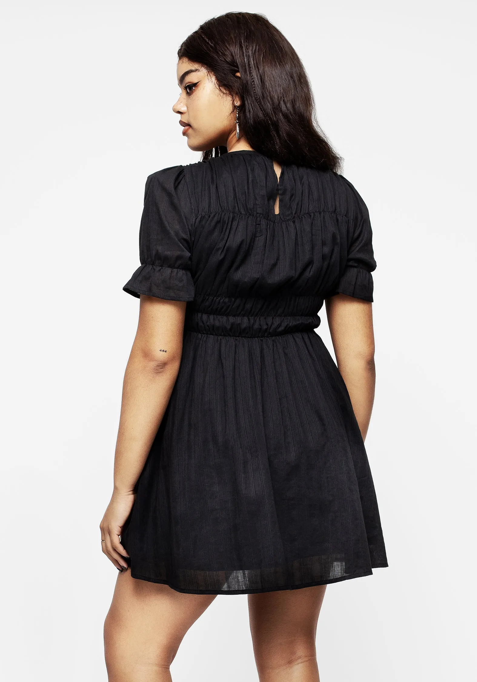 Bedelia Cotton Mini Dress Floral Vibe