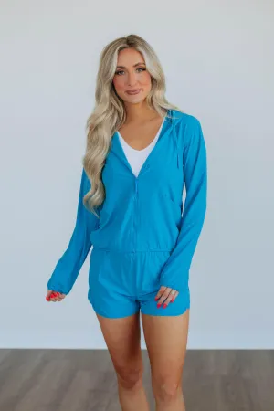 Londyn Lightweight Jacket - Cerulean Meeting Ready Youth Glow