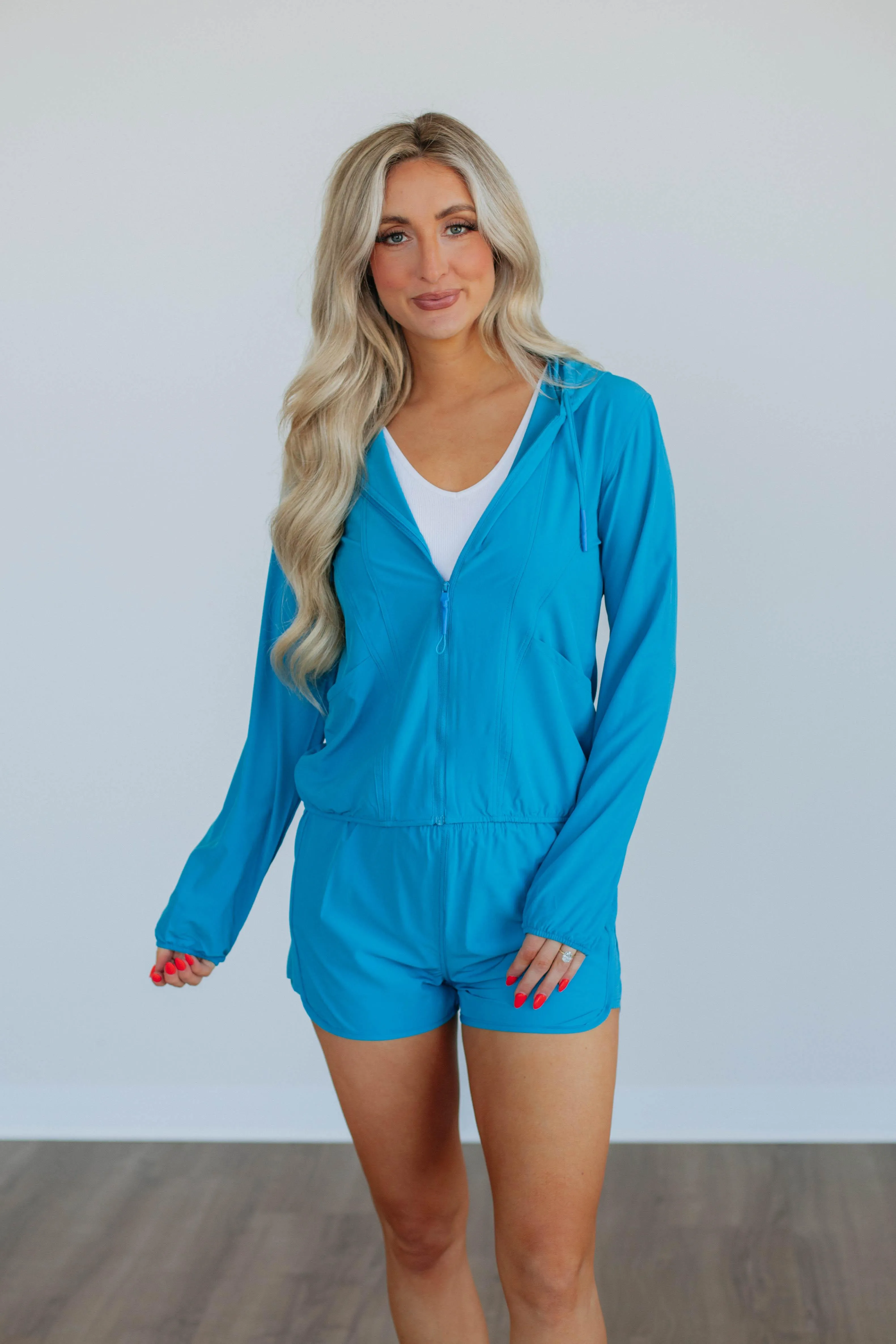 Londyn Lightweight Jacket - Cerulean Meeting Ready Youth Glow