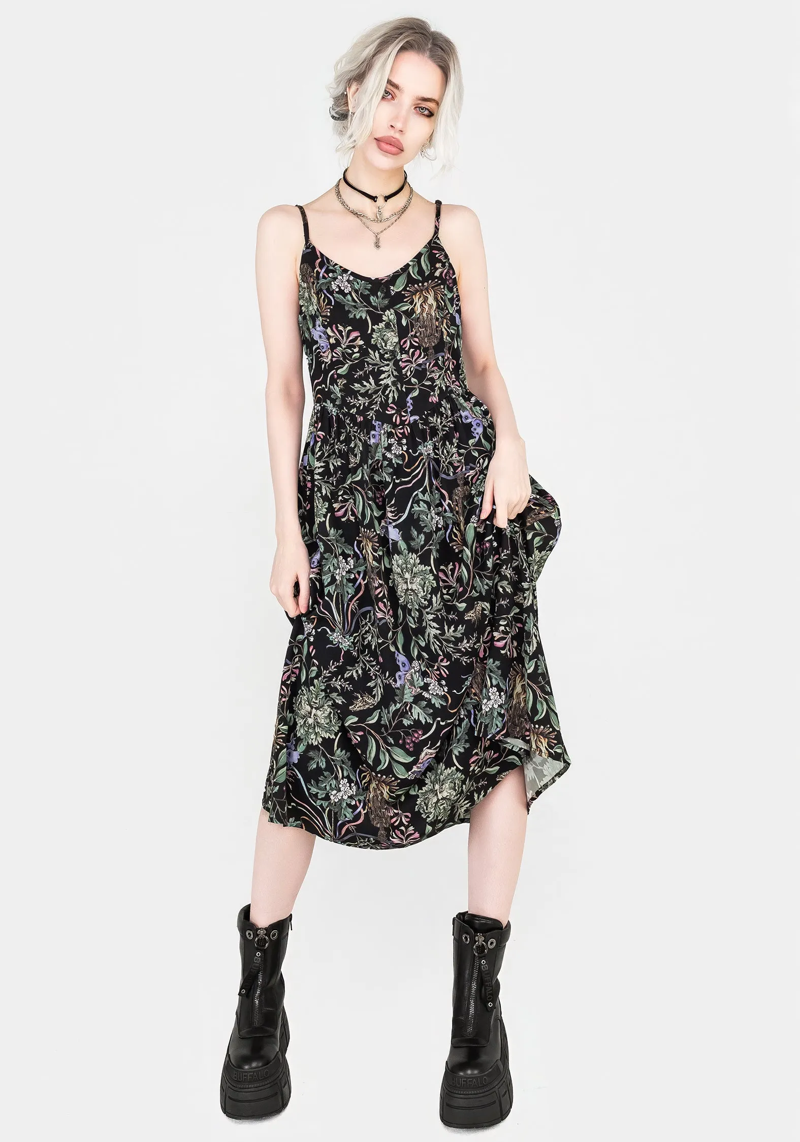 Beltane Cami Midi Dress Office To Out