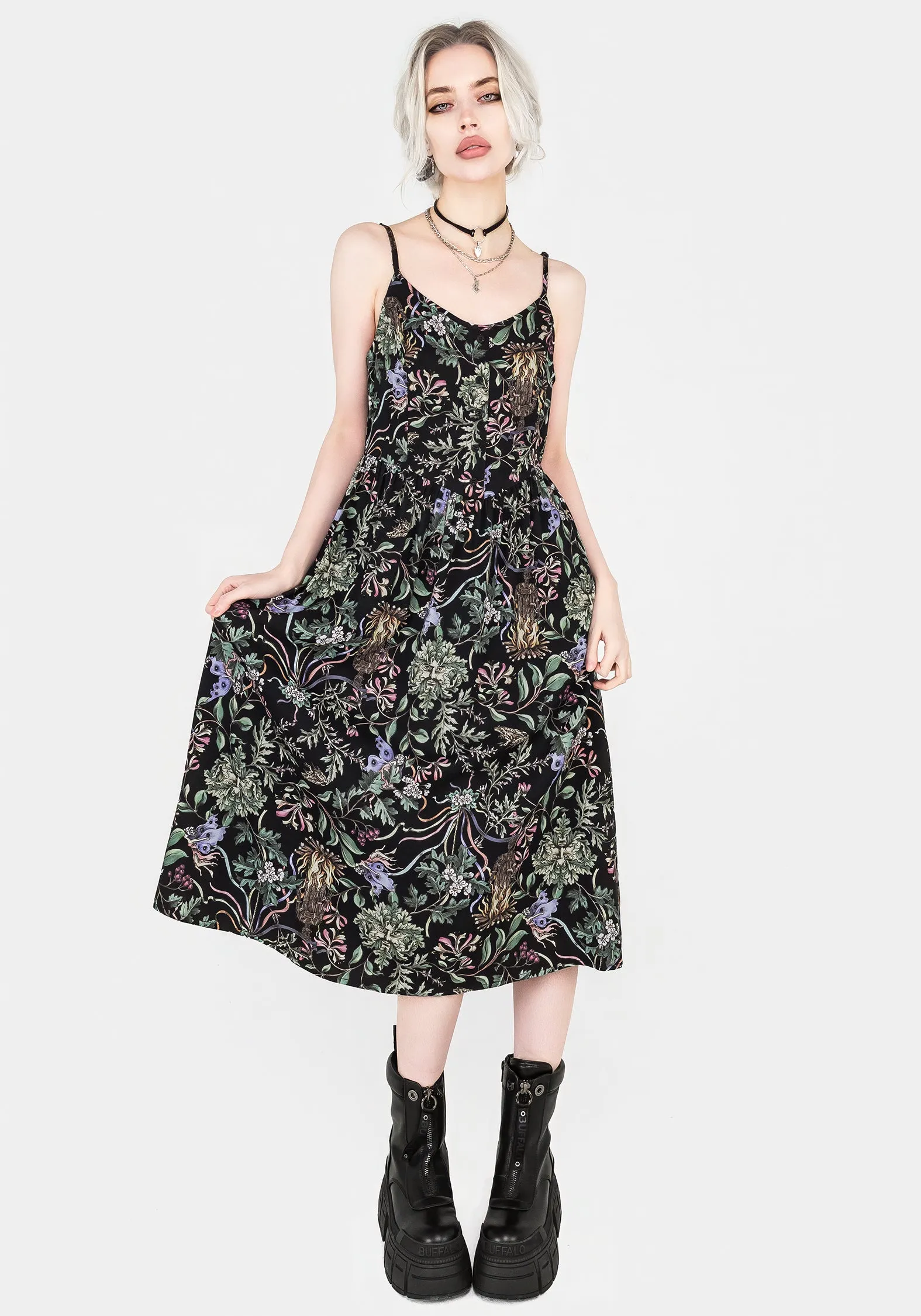 Charming Wardrobe Casual yet elegant dress Beltane Cami Midi Dress