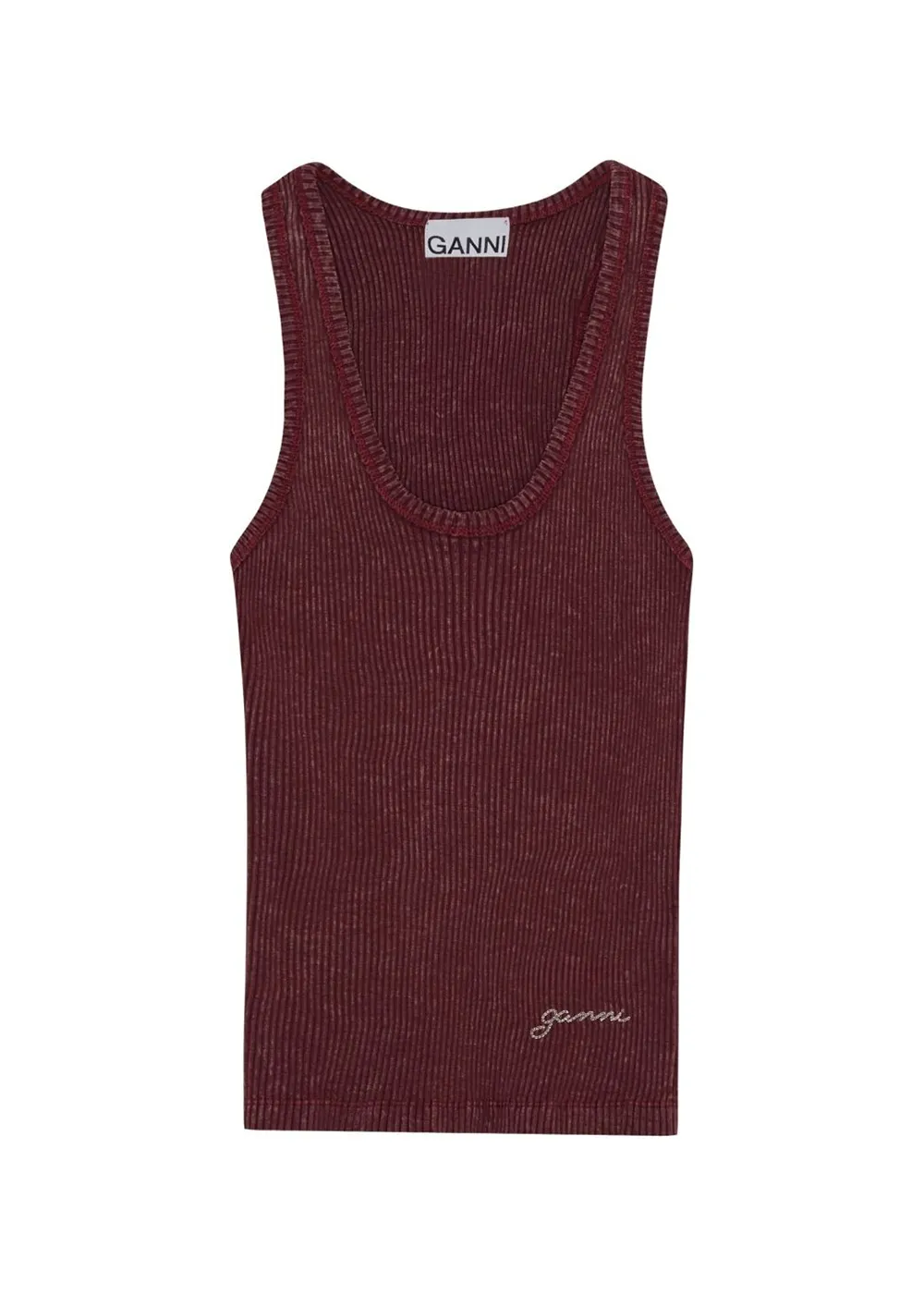 Heavy Rib Jersey Tank Top Odor Resistant Material