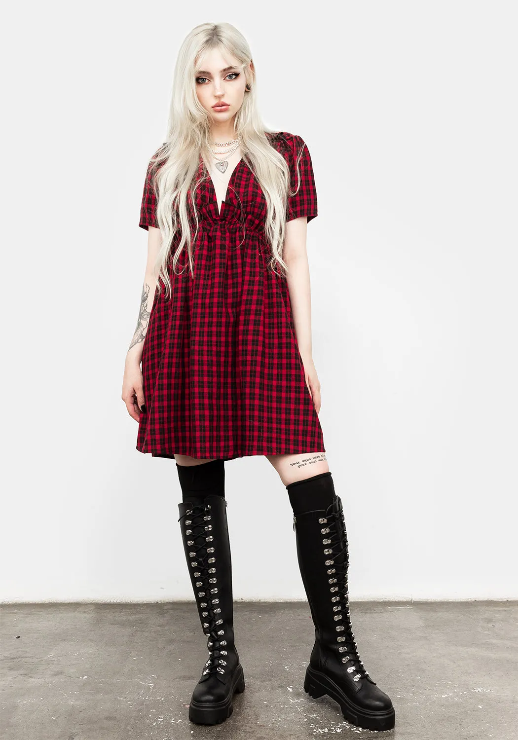 Dreadful Ruffle Smock Dress Fresh Style
