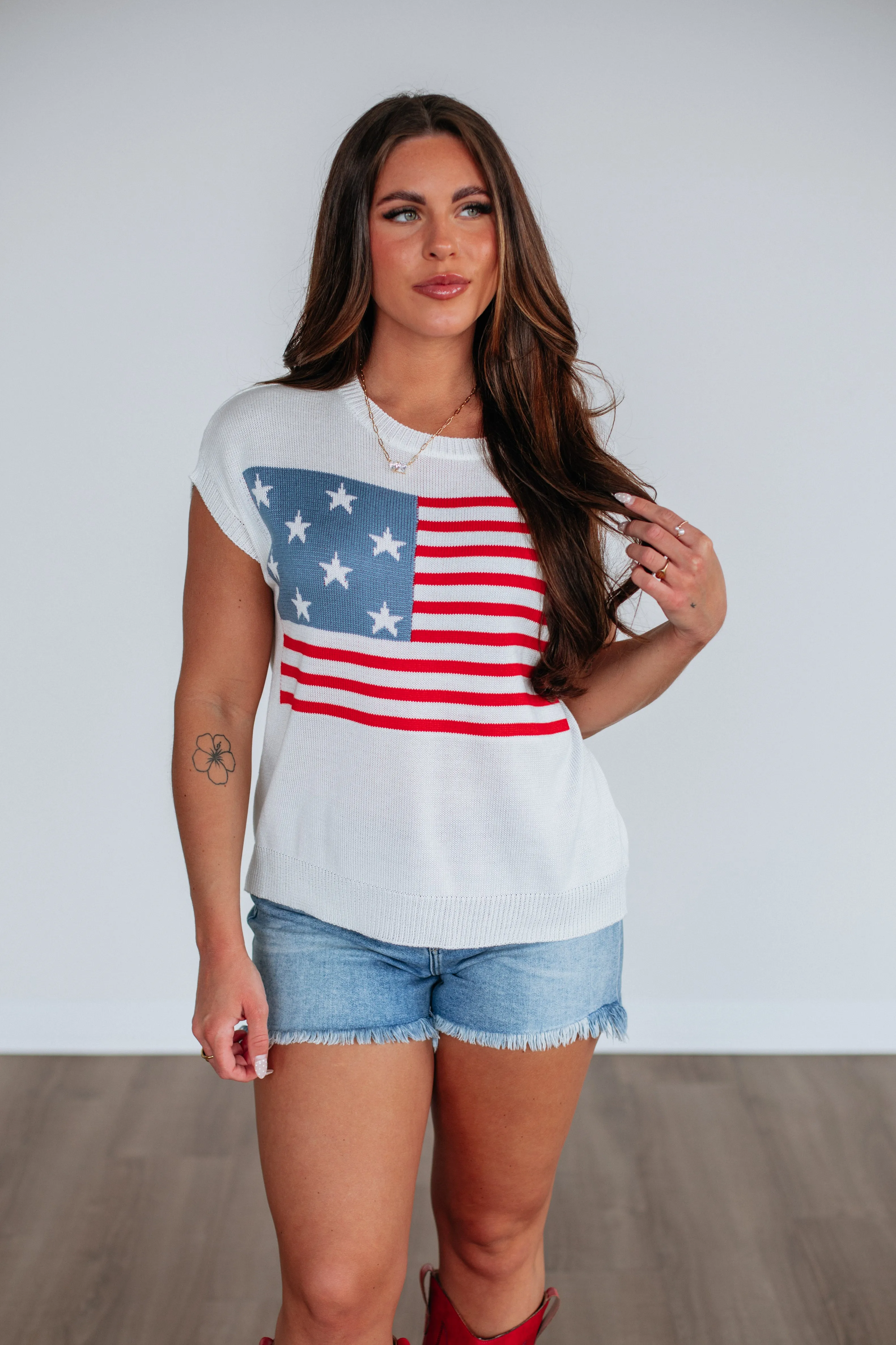 Made In America Knit Top Soft Knit Layer