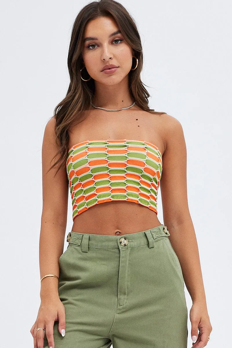 Multi Bandeau Top Seamless Heart Soul