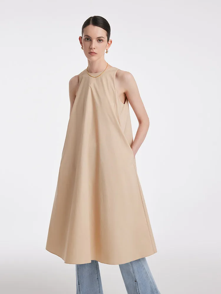 GOELIA Loose A-Line Vest Dress Urban Ethnic Elegant fit for formal occasions