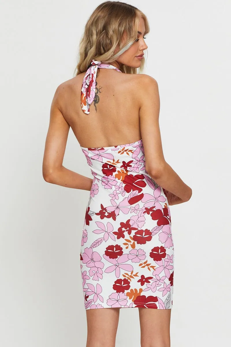 Summer Ready Look Comfy Fashion Print Bodycon Dress Mini