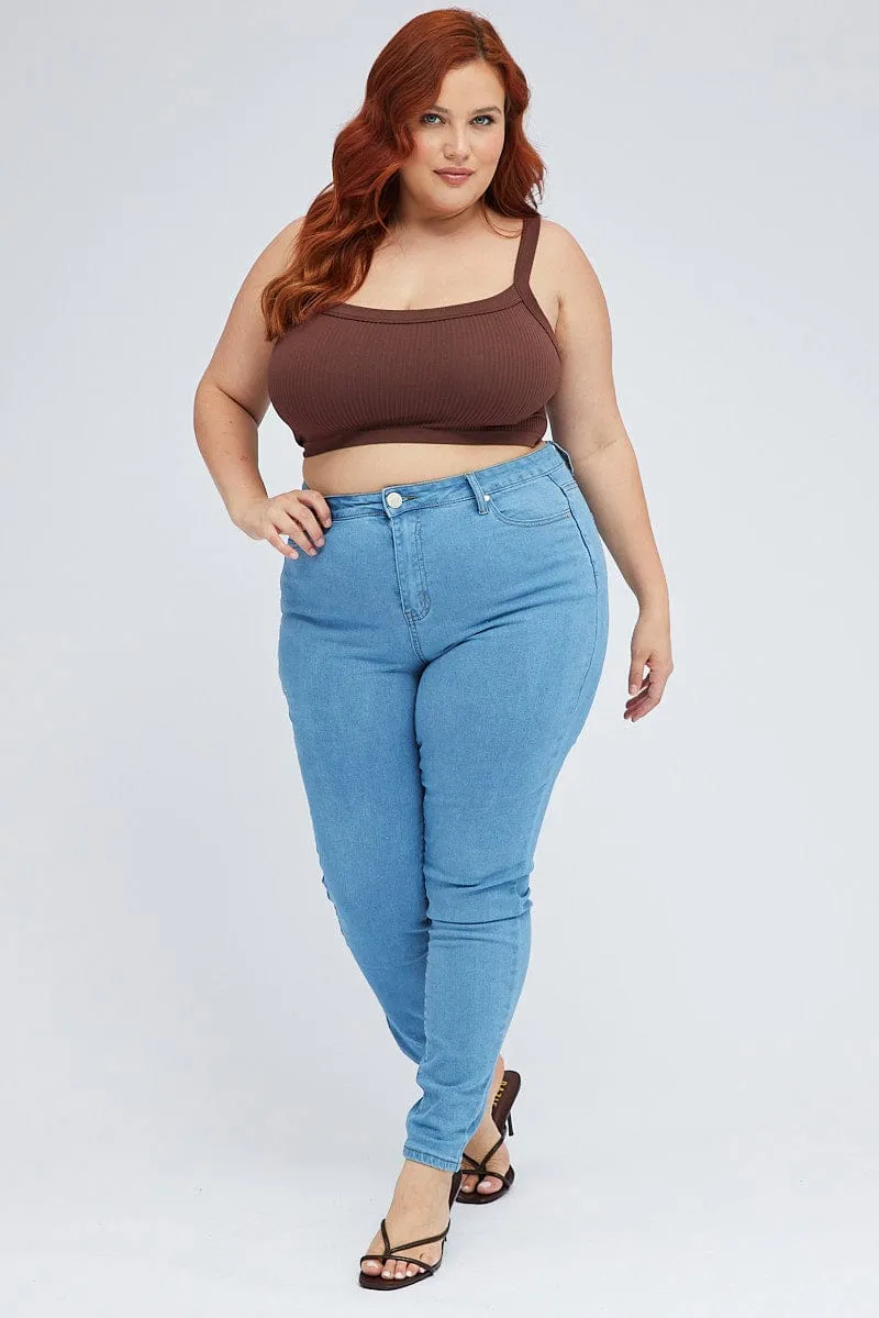 Denim Skinny Jeans High Rise Vintage Lover Loose