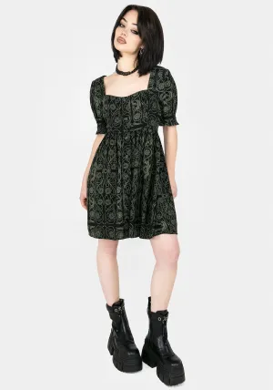 Fianna Button Front Mini Dress Playful Look