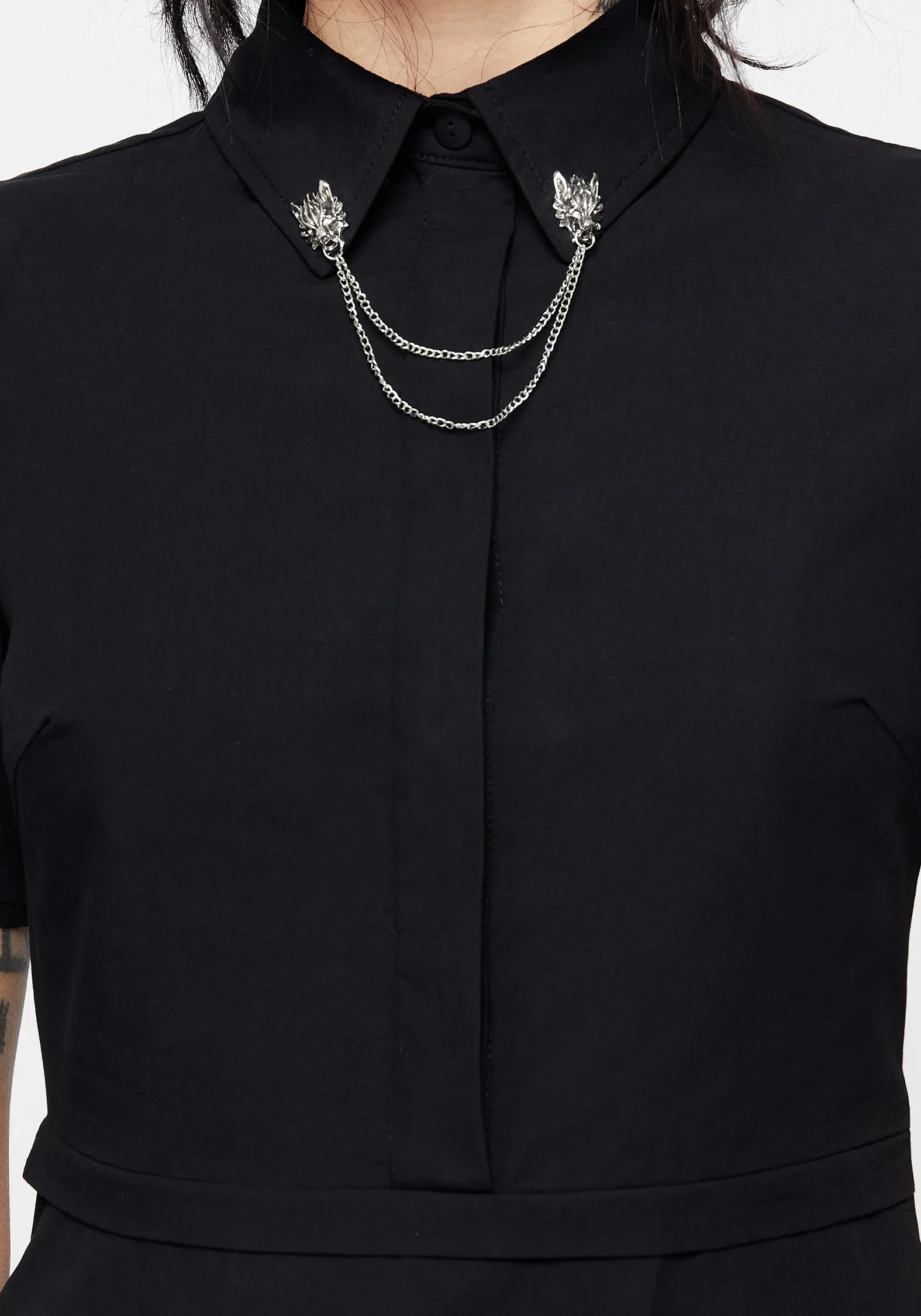 Comfortable daytime dress Fenrir Midi Shirt Dress