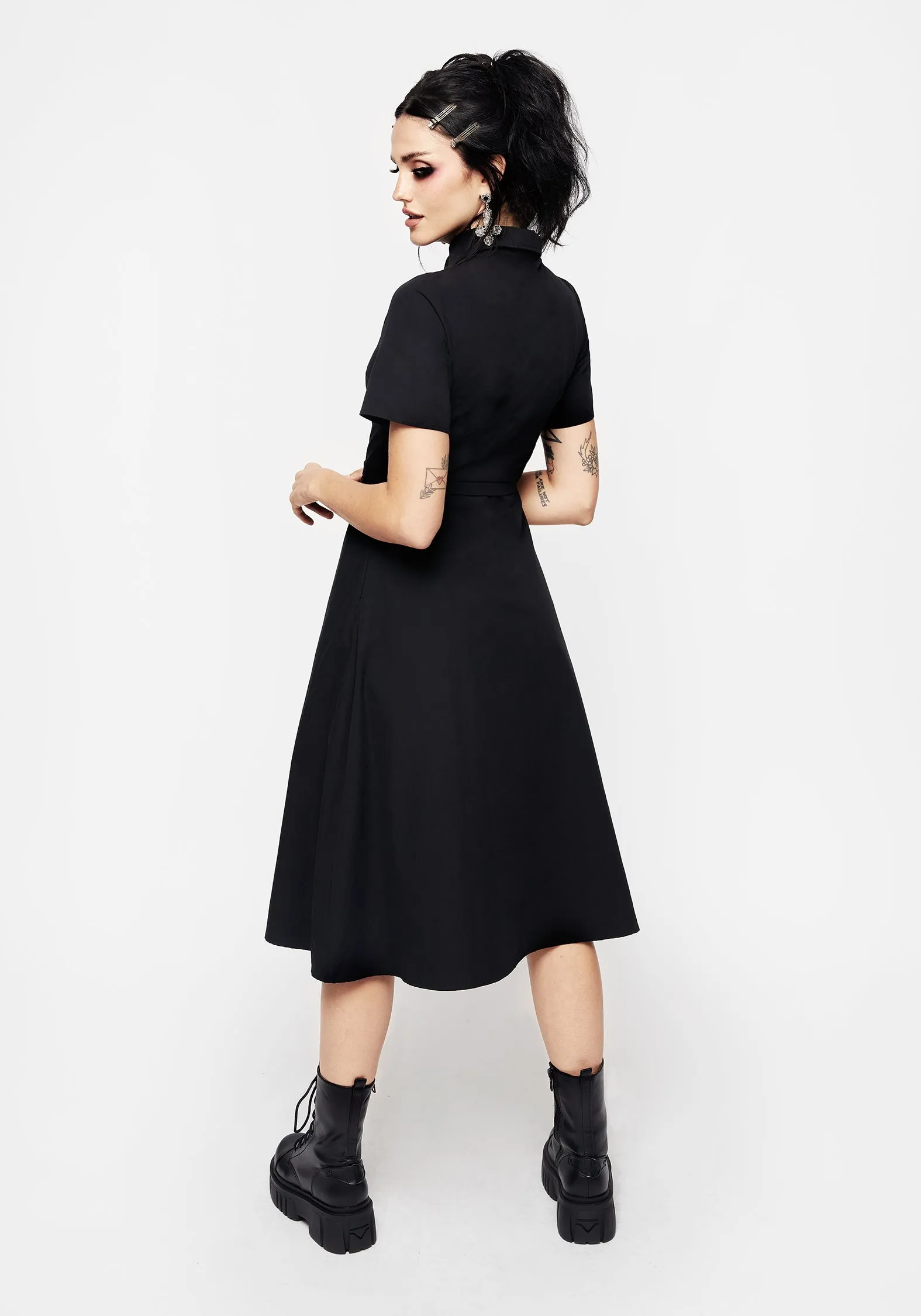 Fenrir Midi Shirt Dress Young Professional
