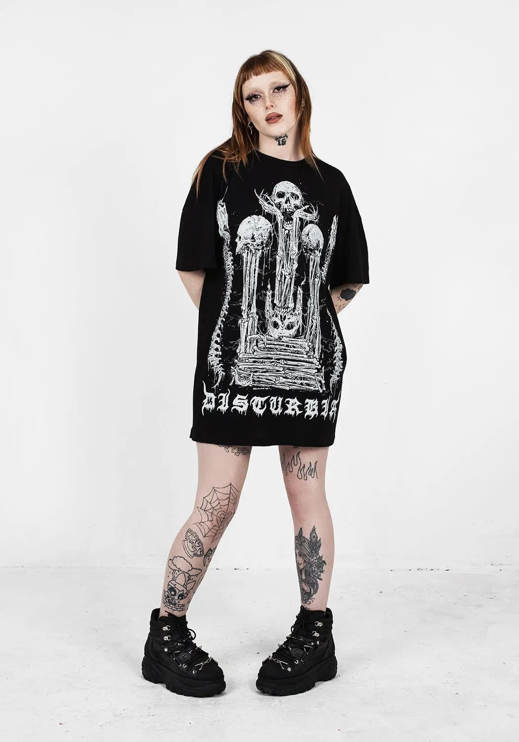 XENOMORT SHORT SLEEVE T SHIRT DRESS Fresh Twist Fun Edge