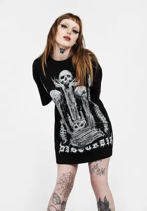 Easy Wear Edge Shine XENOMORT SHORT SLEEVE T SHIRT DRESS