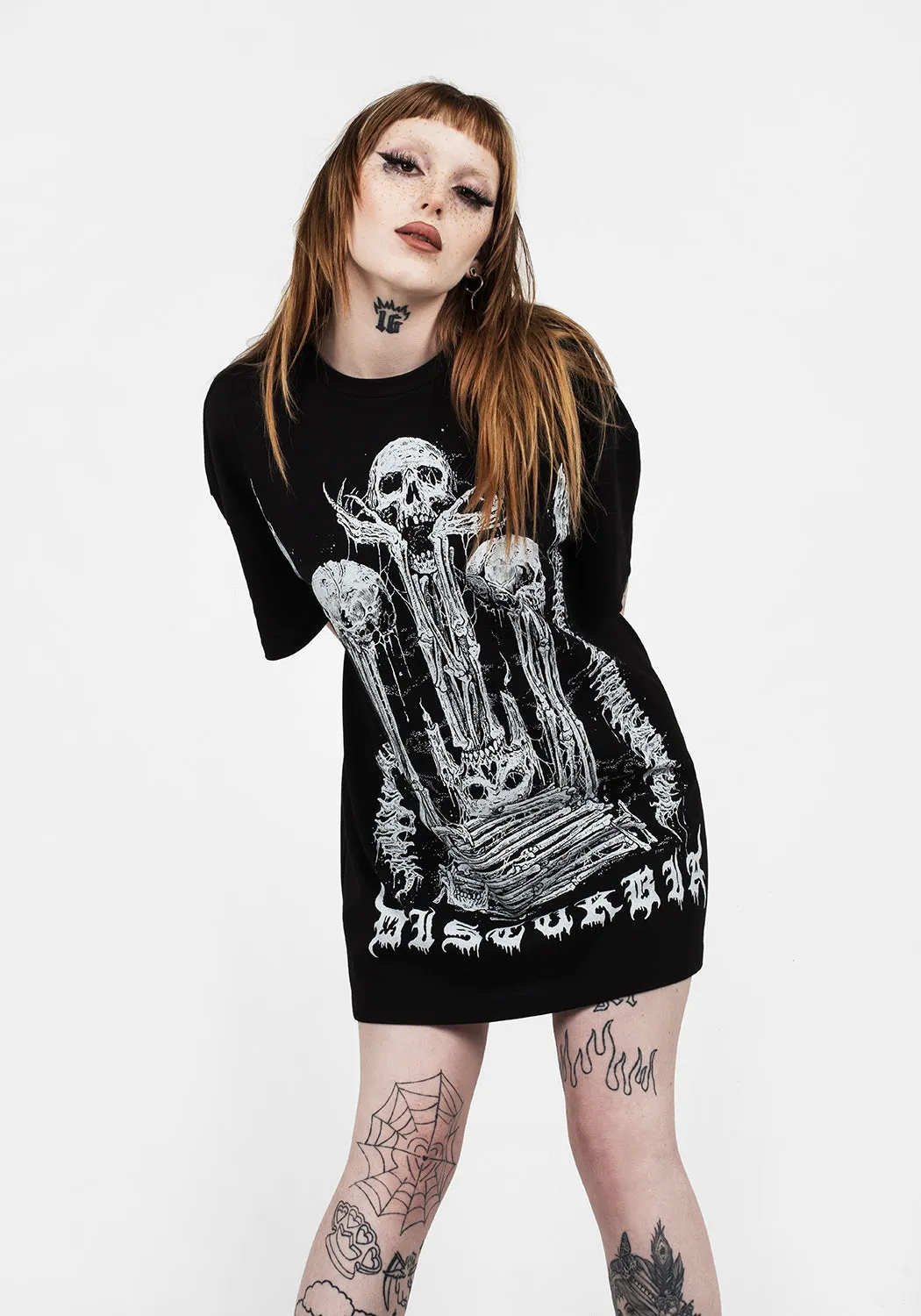 Easy Wear Edge Shine XENOMORT SHORT SLEEVE T SHIRT DRESS