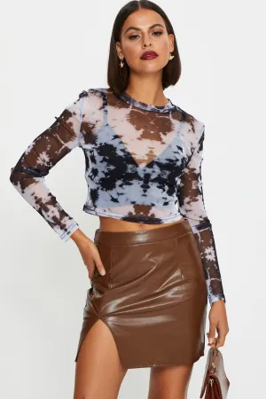Day Ready Check Colourblock Mini Skirt