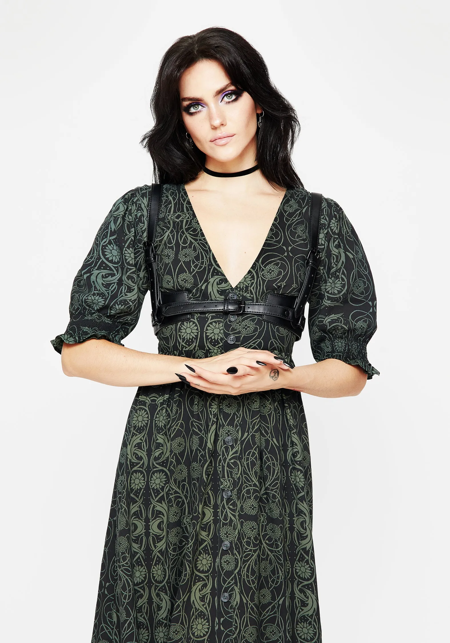 Fianna Midi Dress Summer Sun Elegant Silhouette