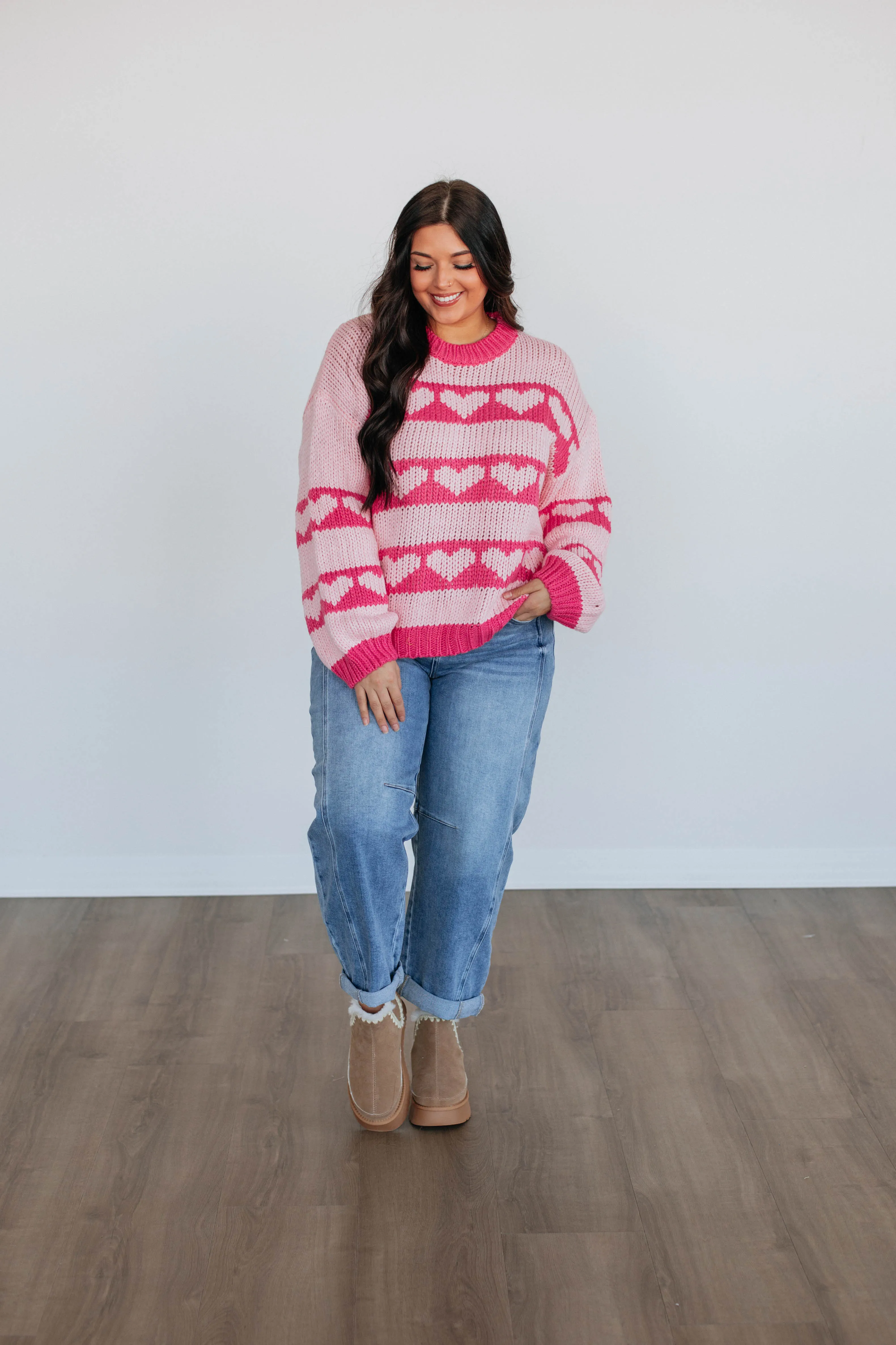 Effortless knitwear Breathable Knit Wear Captured My Love Sweater