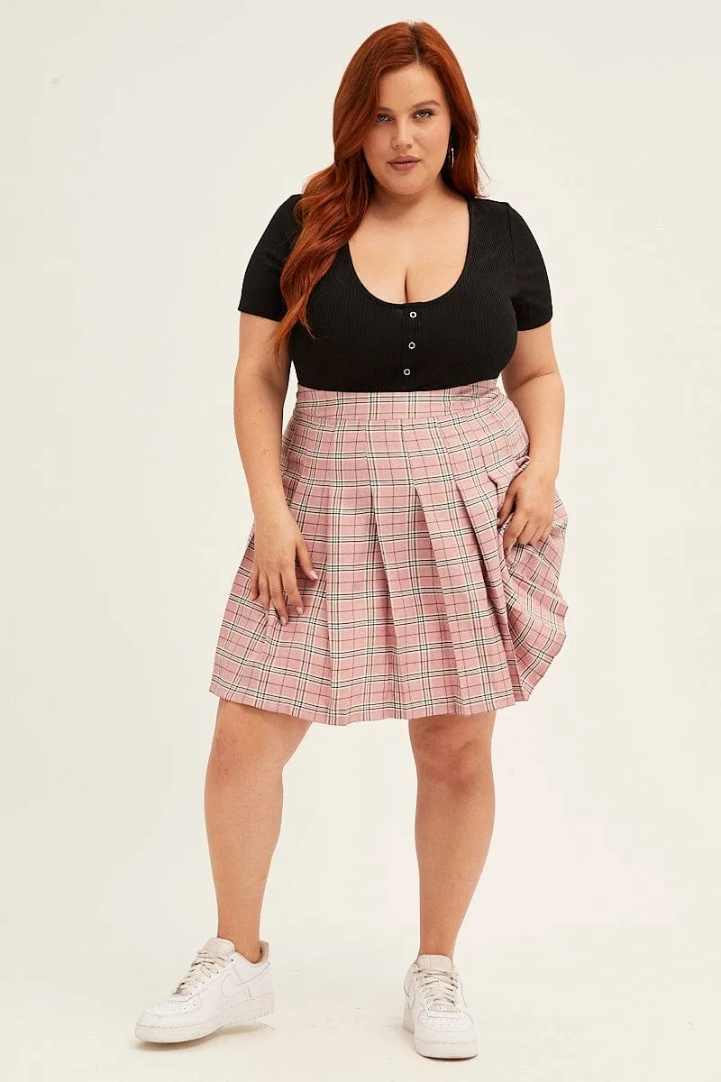 Effortless Design Black Short Sleeve Press Stud Black Bodysuit