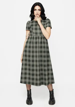 Tulisa Check Midi Dress Classic Cool Stylish Choices