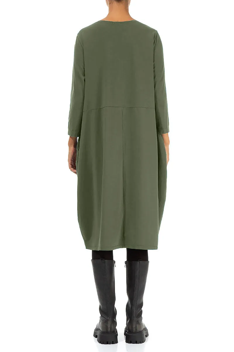 Balloon Forest Mist Cotton Dress Regal Glow