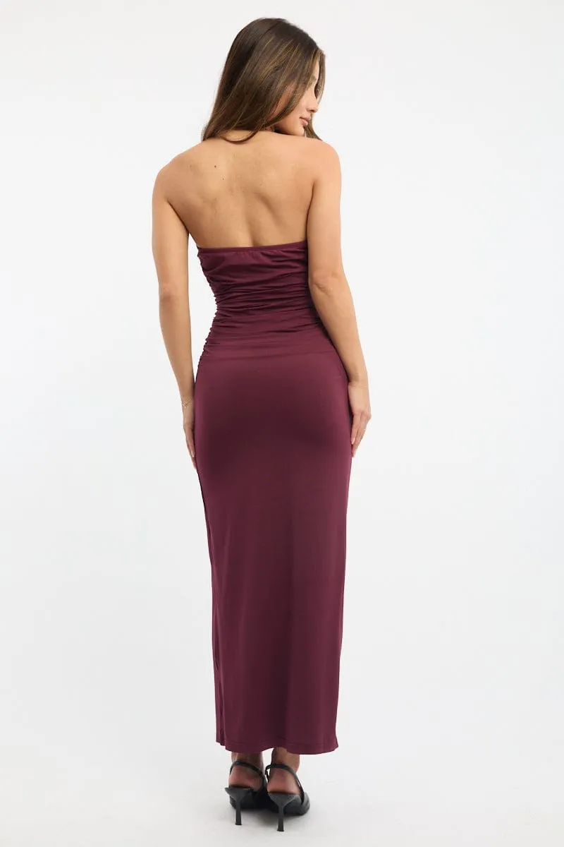 Red Bodycon Dress Halter Neck Fresh Air Amber Shine