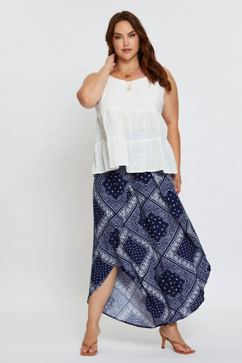 White Shell Top Sleeveless Tie Back Tie Elegant Top