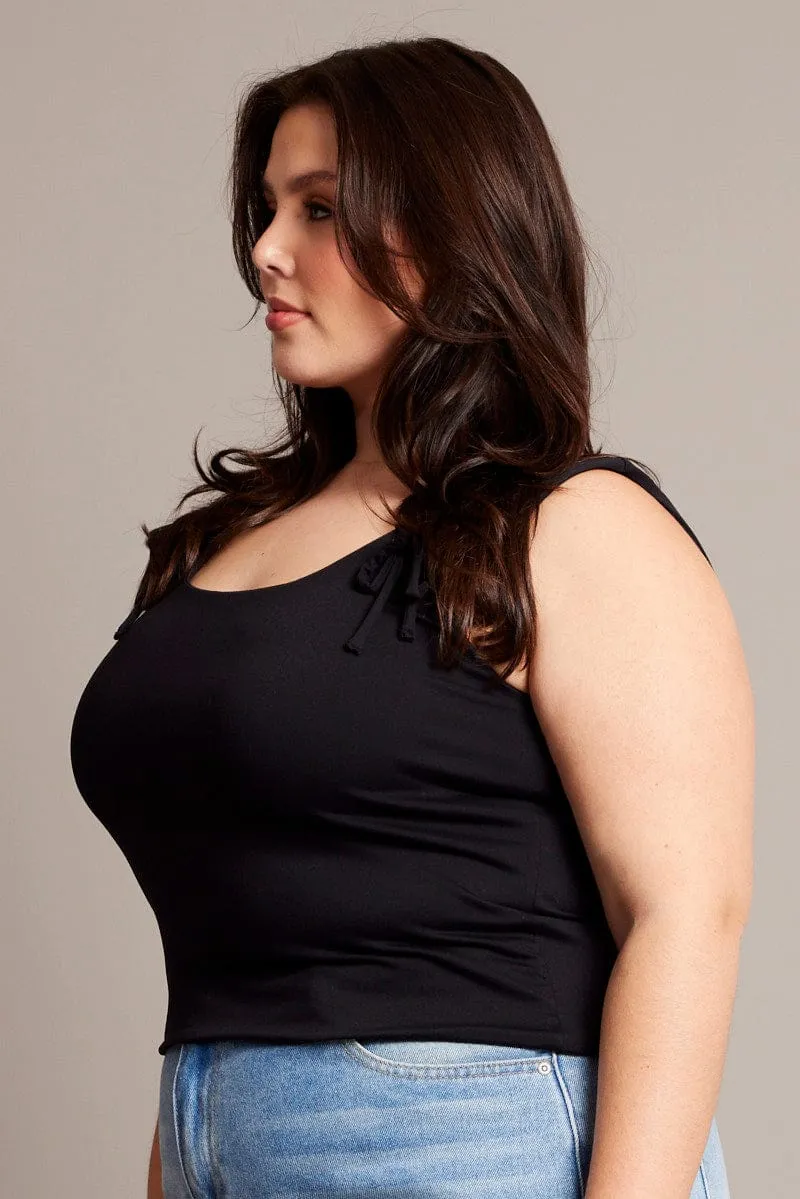 Black Tank Top Supersoft Meta Mood