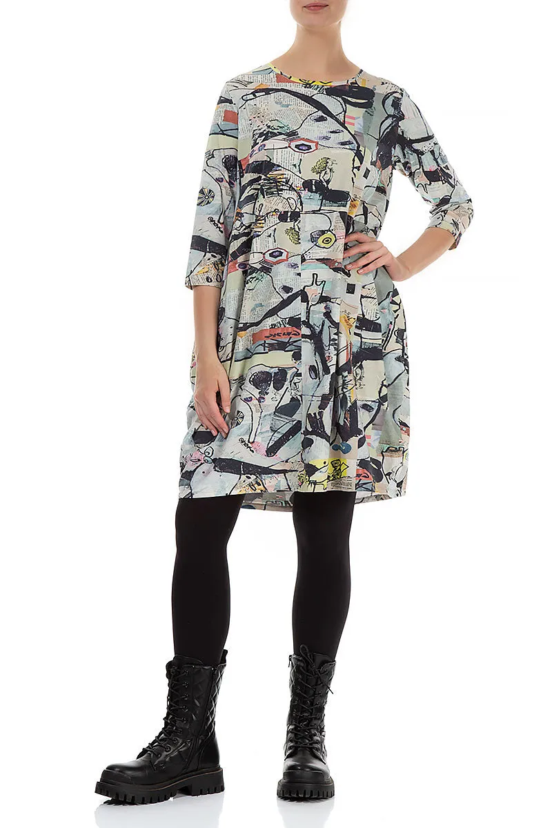 Balloon Artful Elements Cotton Dress Shine Mood