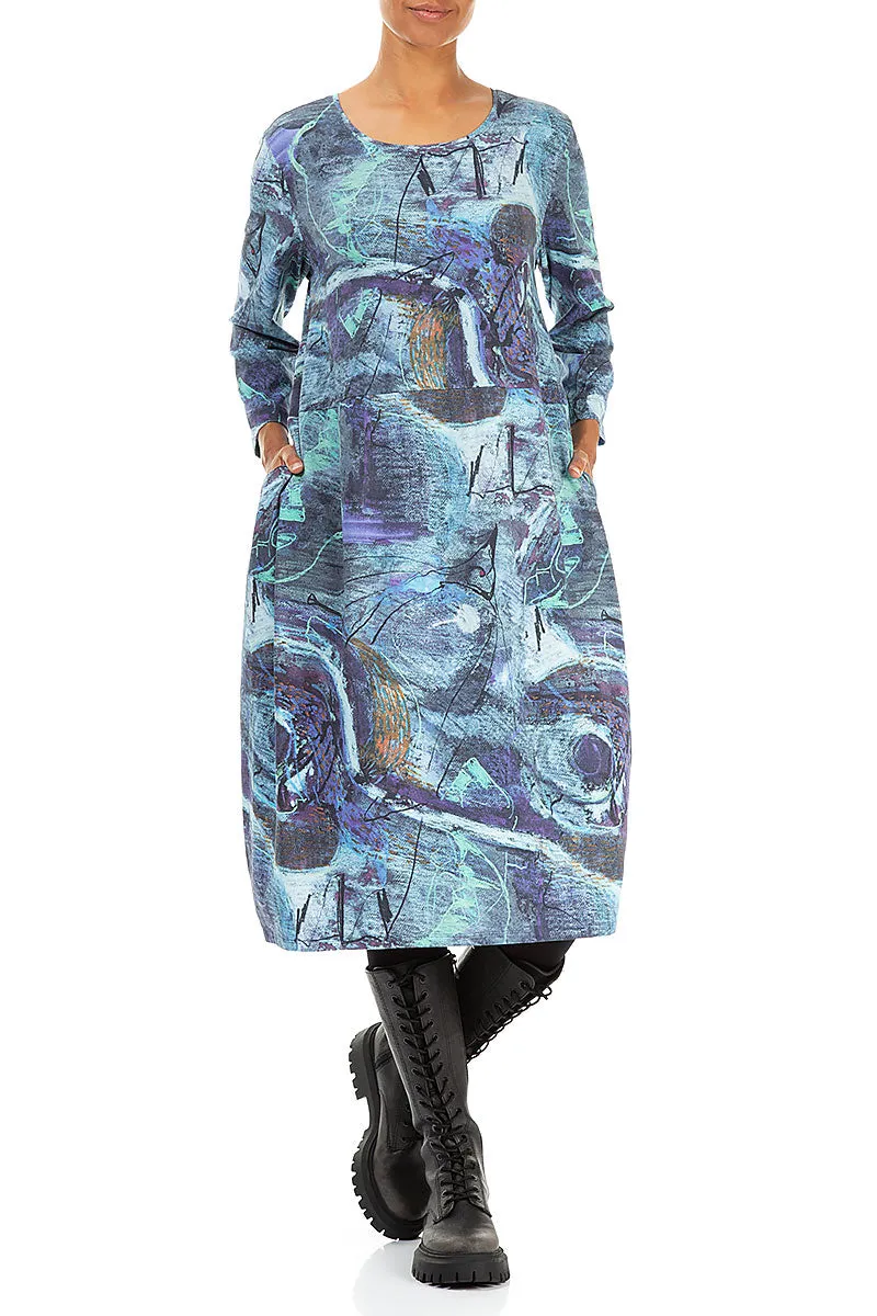 Balloon Blue Reverie Cotton Dress Festival Air