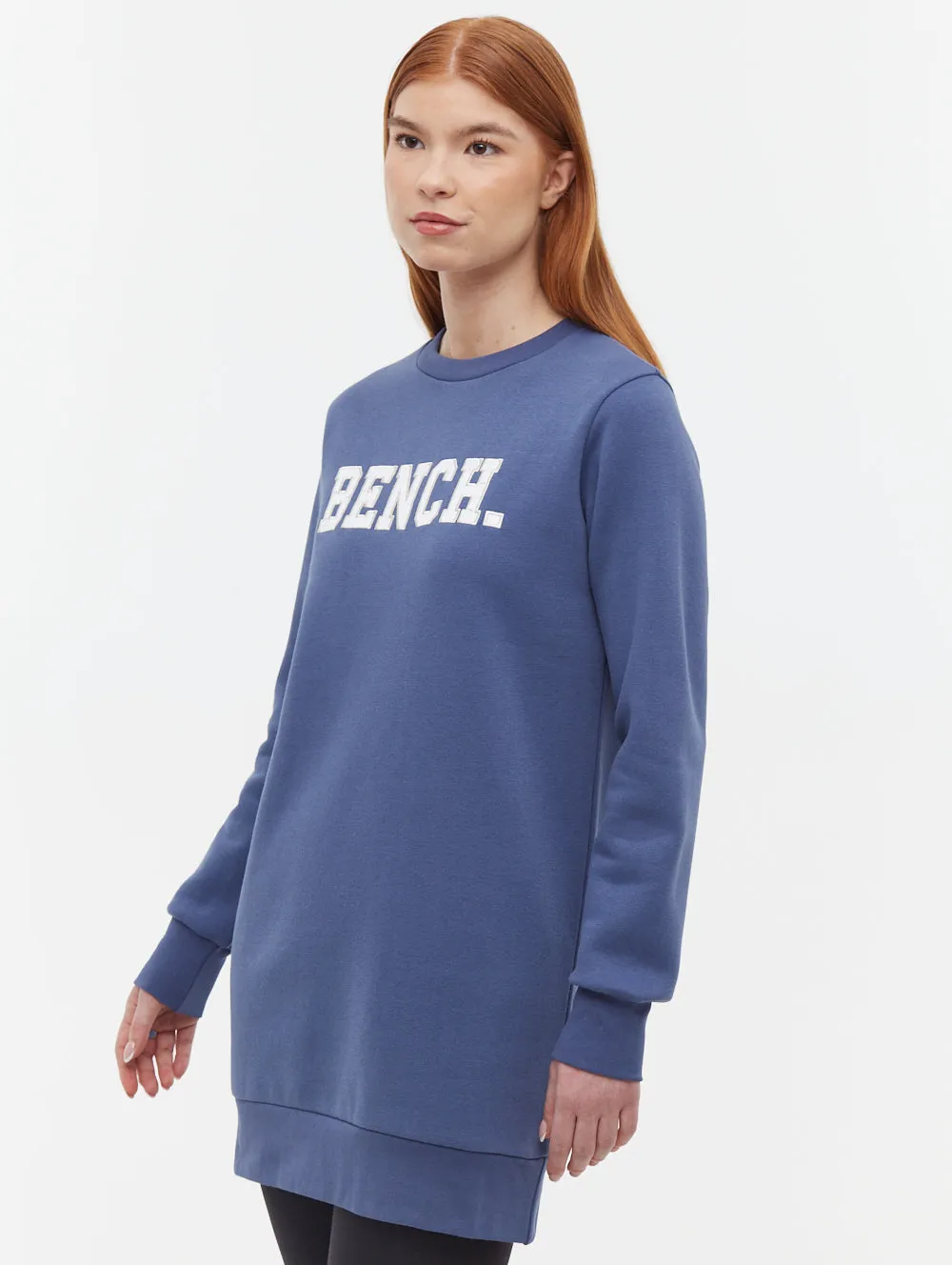 Urlenne Collegiate Logo Crew Neck Sweatshirt Dress Fairy Touch Winter Protection