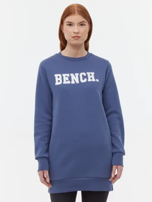 Urlenne Collegiate Logo Crew Neck Sweatshirt Dress Meta Mood Layer Safe