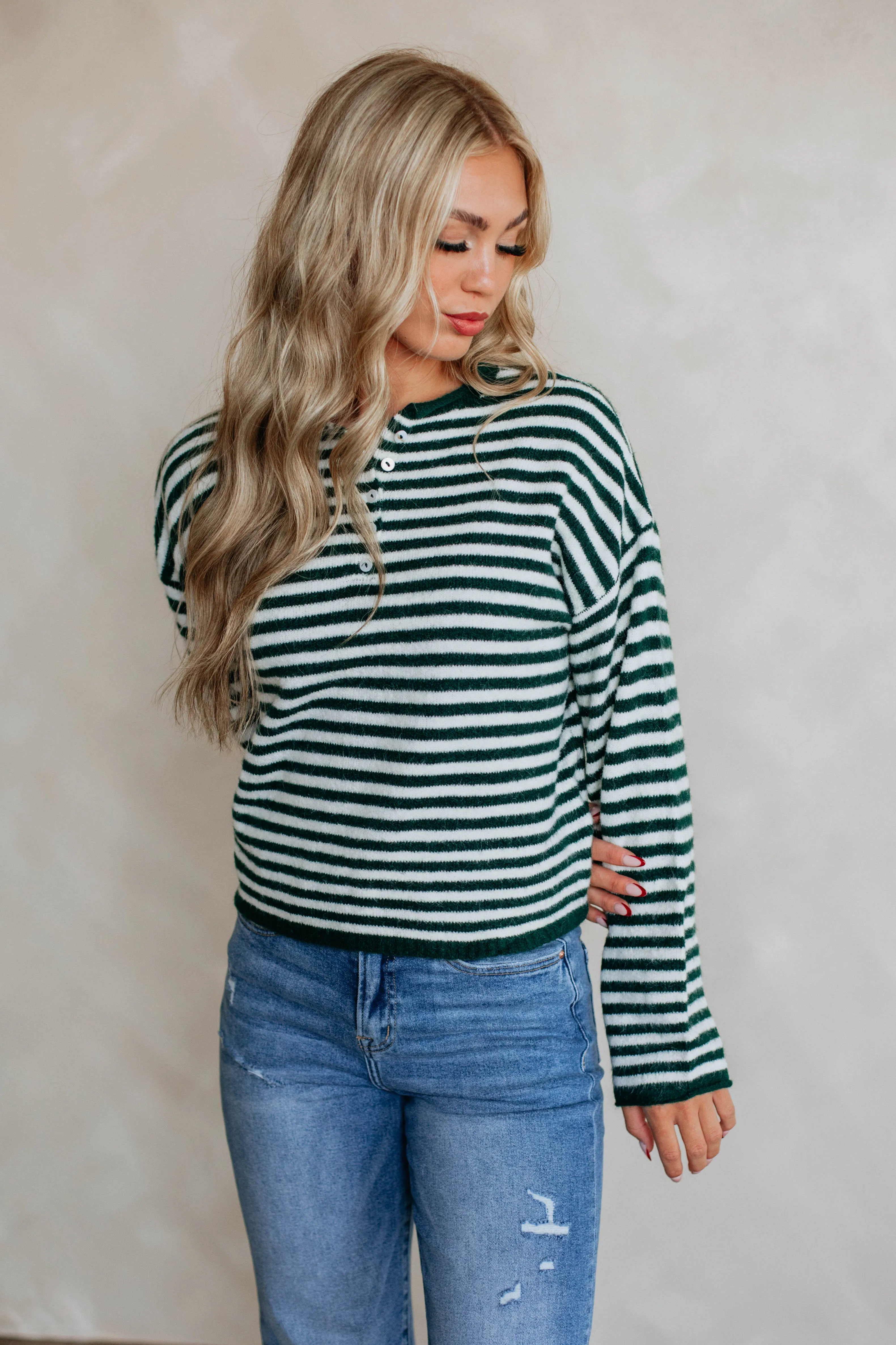 Brayden Striped Sweater Versatile Comfort