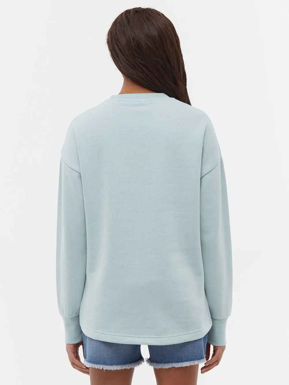 Zie Graphic Crew Neck Sweatshirt ShockAbsorbent Padding StainlessZippers