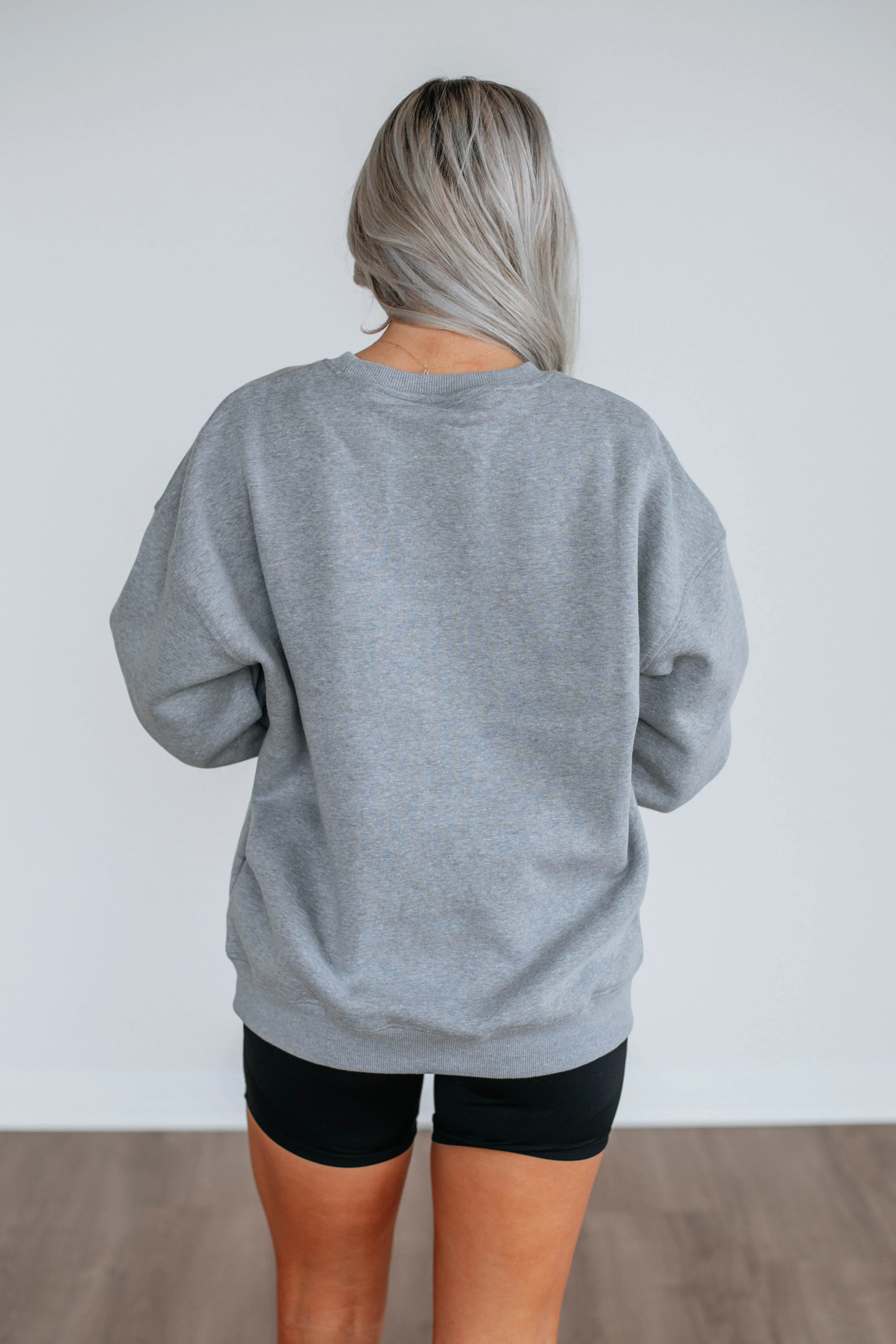 AntiPilling Surface Jandi Lounge Crewneck - Heather Grey