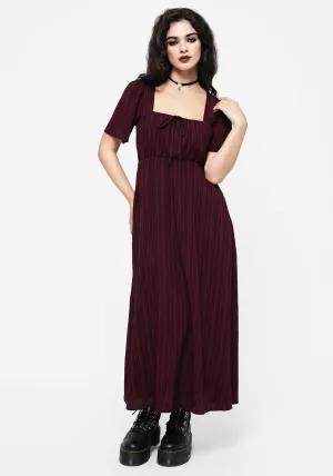 Sarcophagi Ruched Front Midaxi Dress Modern feminine style Body Confident