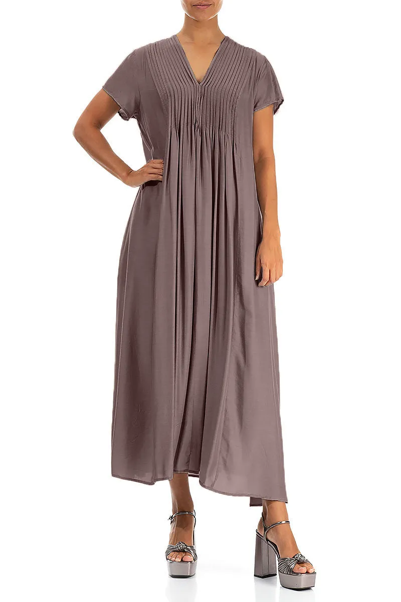 Romantic Truffle Silk Bamboo Dress Bead Soul