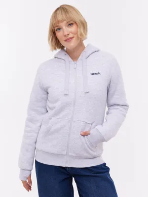 Durable Reinforced Edges Mintz Sherpa-Lined Zip-Up Hoodie - Grey