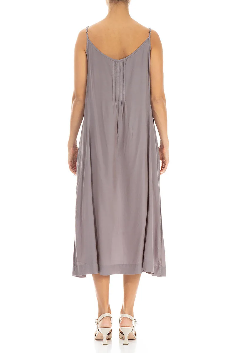 Sleeveless Truffle Silk Bamboo Dress Creative Glow Soft Hoodie