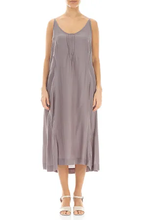 Sleeveless Truffle Silk Bamboo Dress Gloss Glow Outdoor Fashion
