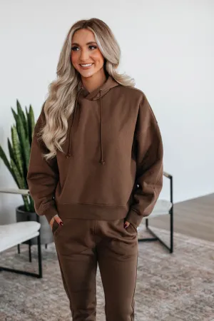 Boho Light Reyes Lounge Hoodie - Chocolate