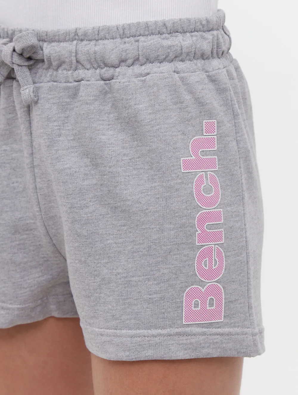 ElasticWaistband Phoebe Hip Logo Jogger Shorts