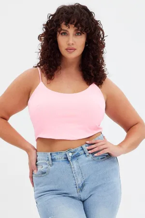 Pink Corset Top Hanky Jersey Chic Accessory
