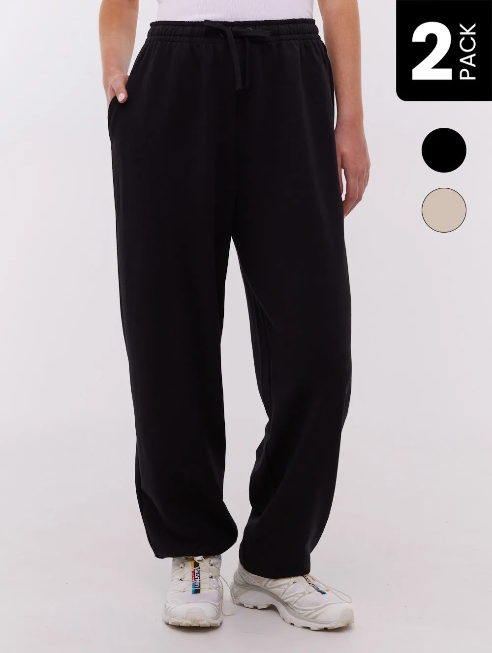 Sporty Design Breath Skin Catie Oversized Joggers 2-Pack