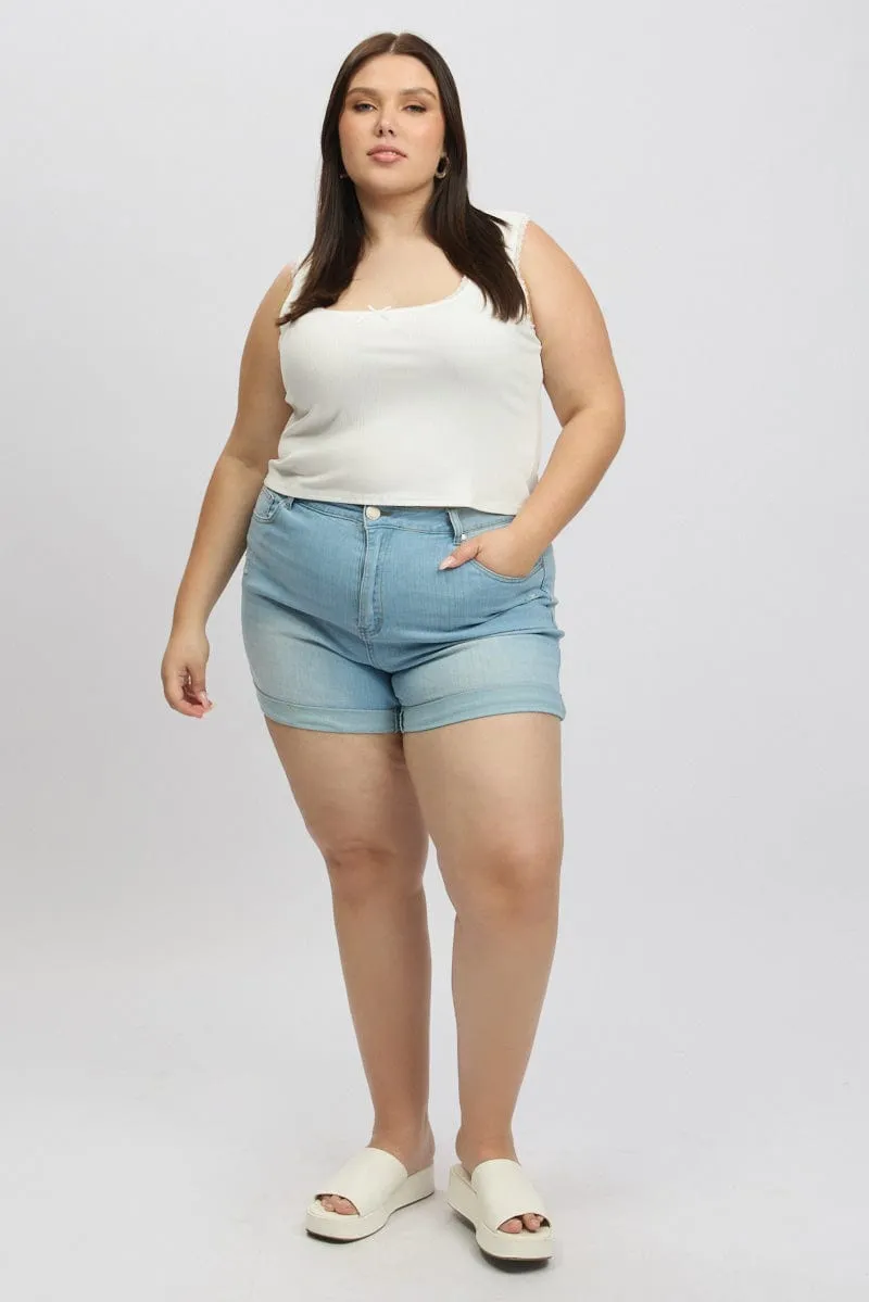 Smart Fit Kind Soul White Tank Top Sleeveless