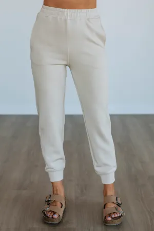 Kordell Lounge Joggers - Natural Comfortable Wear Durable Twill