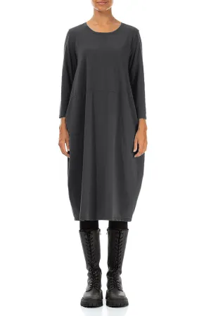 Balloon Graphite Cotton Dress Spark Glow Village Charm