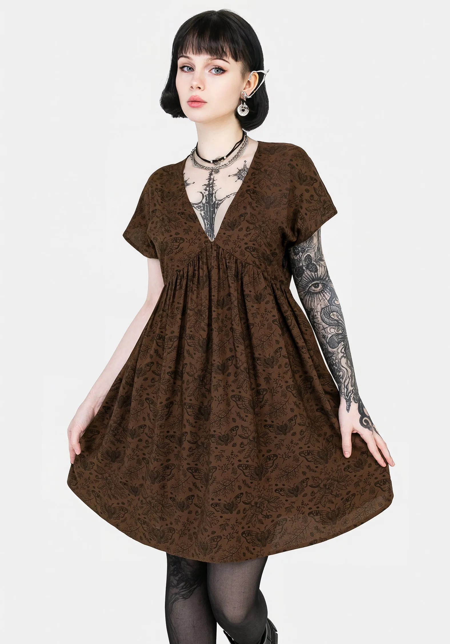 Rosamoth Mini Smock Dress Style Beat