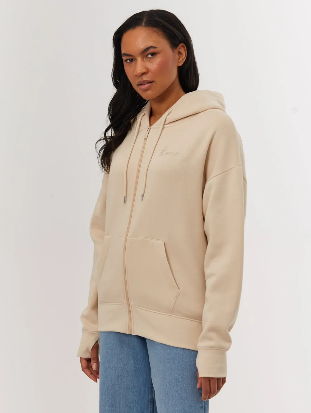 Naos Oversize Zip-Up Hoodie NonIrritating Seams
