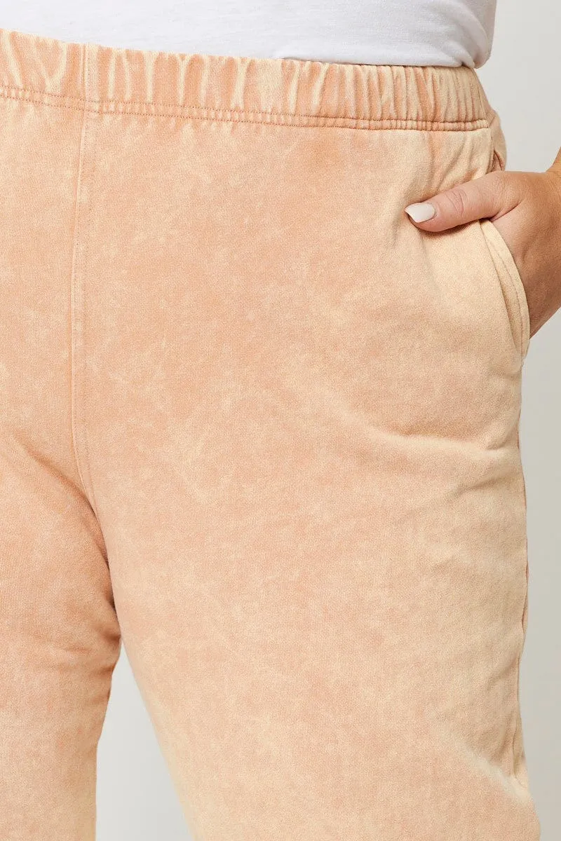 Lightweight Feel Core Essential Orange Jersey Track Pants